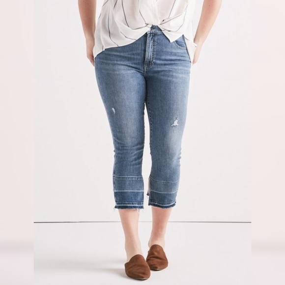 lucky brand emma crop plus size